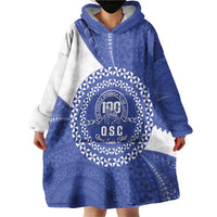 Queen Salote College 100th Anniversary Personalized Wearable Blanket Hoodie Est 1926 Kolisi Fefine Tongan Ngatu Pattern LT14 - Polynesian Pride