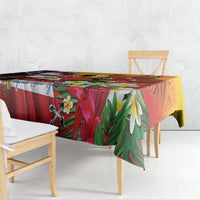 Personalised United States And Papua New Guinea Tablecloth USA Eagle With PNG Bird Of Paradise LT14 - Polynesian Pride