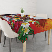 Personalised United States And Papua New Guinea Tablecloth USA Eagle With PNG Bird Of Paradise LT14 - Polynesian Pride
