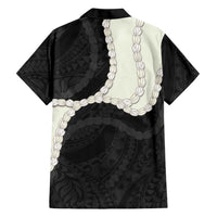 Black Polynesia Tribal Octopus Tattoo Family Matching Mermaid Dress and Hawaiian Shirt Pikake Lei Polynesian Pattern LT14 - Polynesian Pride
