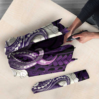 Purple Galaxy Polynesia Tribal Octopus Tattoo Umbrella Pikake Lei Polynesian Pattern