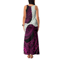 Pink Galaxy Polynesia Tribal Octopus Tattoo Family Matching Tank Maxi Dress and Hawaiian Shirt Pikake Lei Polynesian Pattern LT14 - Polynesian Pride