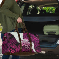Pink Galaxy Polynesia Tribal Octopus Tattoo Travel Bag Pikake Lei Polynesian Pattern LT14 - Polynesian Pride