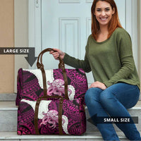 Pink Galaxy Polynesia Tribal Octopus Tattoo Travel Bag Pikake Lei Polynesian Pattern LT14 - Polynesian Pride