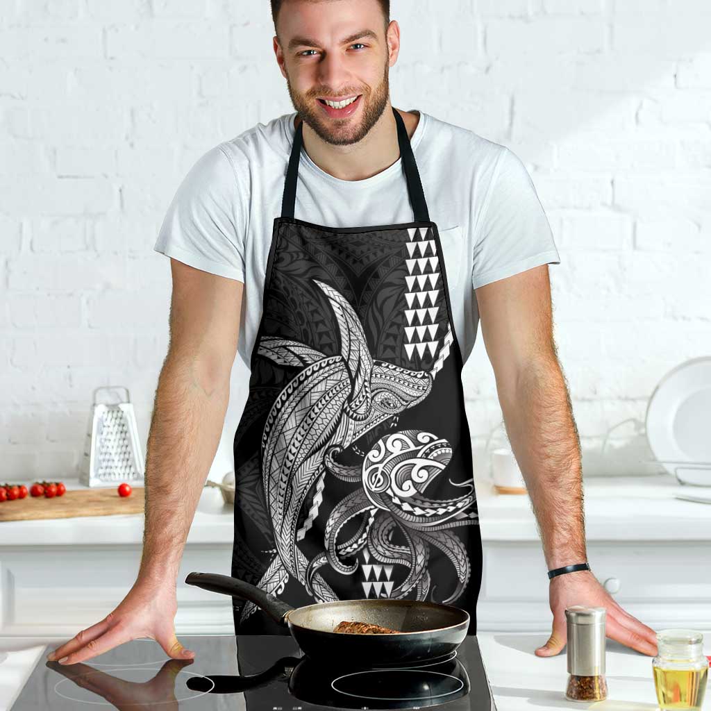 Kanaloa Aloha Hawaii Apron Humpback Whale Octopus Tattoo Kakau Pattern