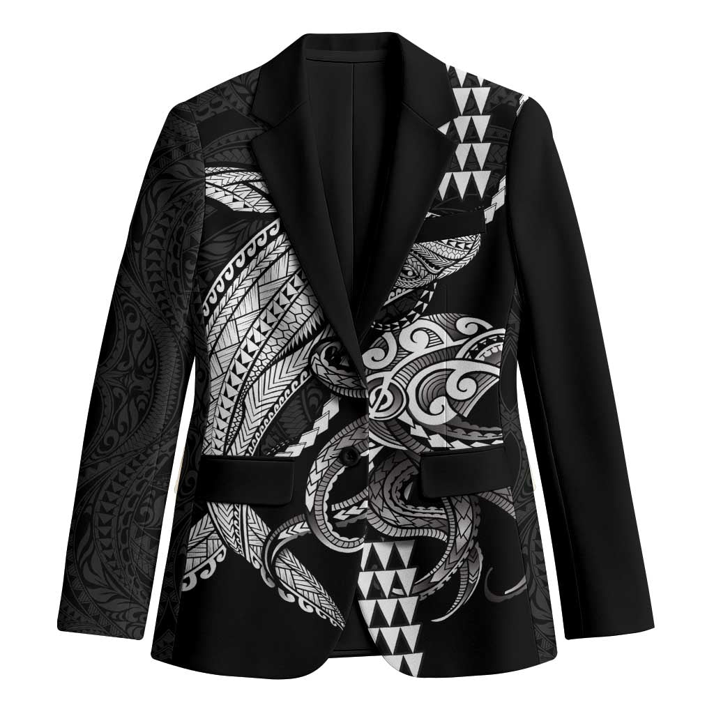 Kanaloa Aloha Hawaii Blazer Humpback Whale Octopus Tattoo Kakau Pattern