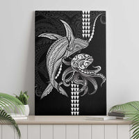 Kanaloa Aloha Hawaii Canvas Wall Art Humpback Whale Octopus Tattoo Kakau Pattern