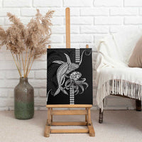 Kanaloa Aloha Hawaii Canvas Wall Art Humpback Whale Octopus Tattoo Kakau Pattern