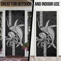 Kanaloa Aloha Hawaii Door Cover Humpback Whale Octopus Tattoo Kakau Pattern
