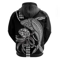 Kanaloa Aloha Hawaii Hoodie Humpback Whale Octopus Tattoo Kakau Pattern