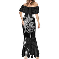 Kanaloa Aloha Hawaii Mermaid Dress Humpback Whale Octopus Tattoo Kakau Pattern