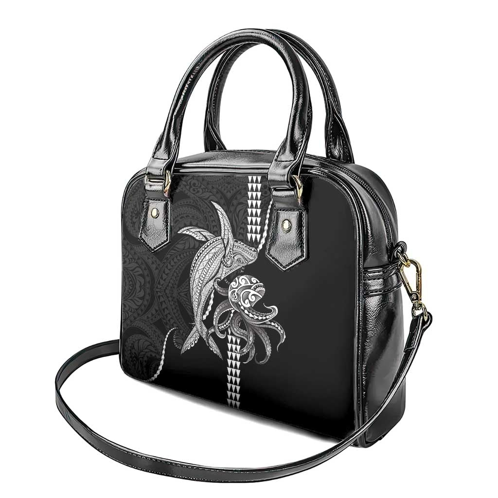 Kanaloa Aloha Hawaii Shoulder Handbag Humpback Whale Octopus Tattoo Kakau Pattern