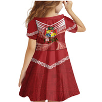 Tonga Darts Family Matching Mermaid Dress and Hawaiian Shirt Tongan Ngatu Pattern LT14 - Polynesian Pride