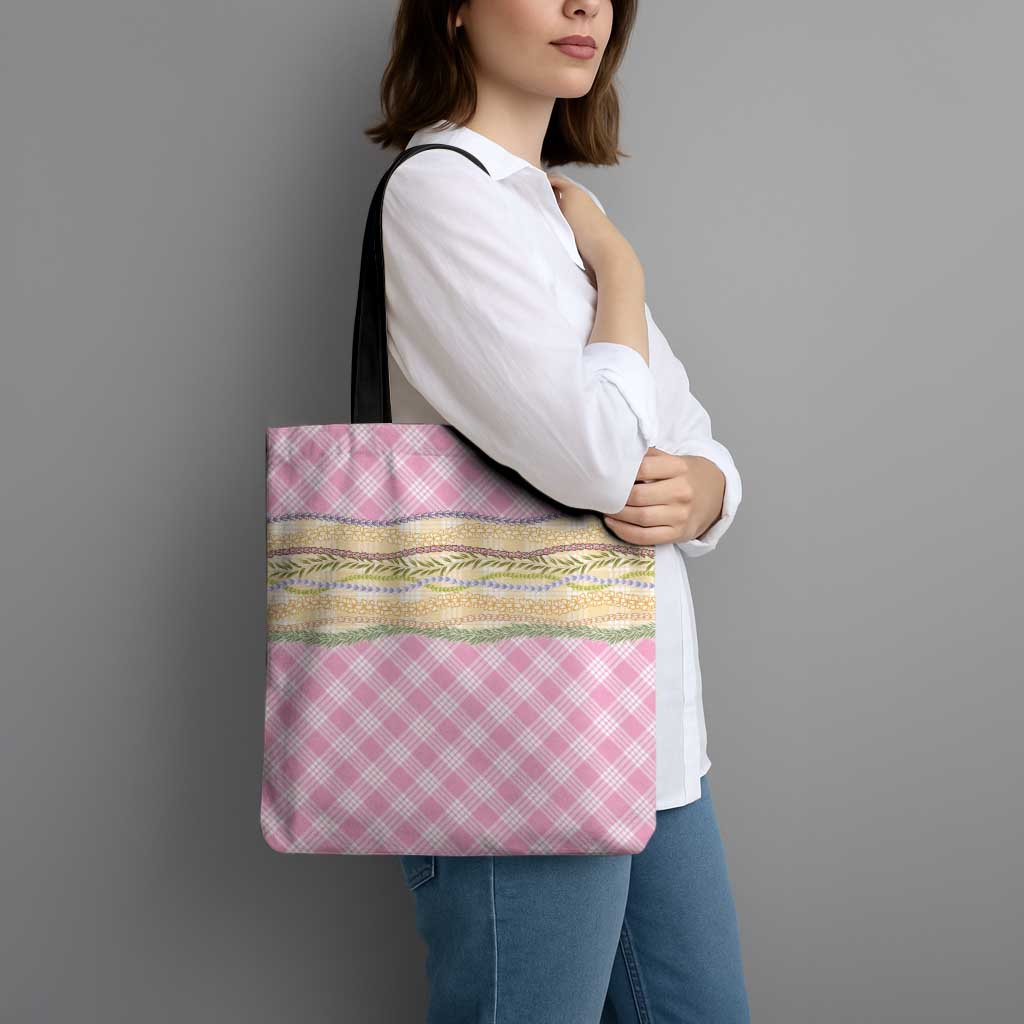 Light Pink Palaka Hawaii Leis Elegant Vibes Tote Bag