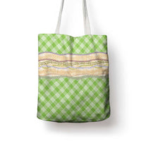 Bright Green Palaka Hawaii Leis Elegant Vibes Tote Bag