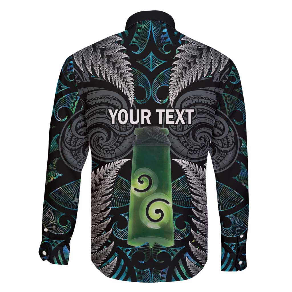 Personalised New Zealand Toki Family Matching Mermaid Dress and Hawaiian Shirt Silver Fern Mix Aotearoa Maori Pattern LT14 - Polynesian Pride