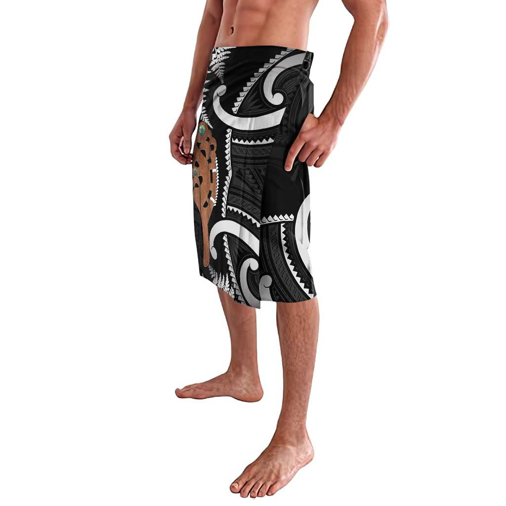 New Zealand Maripi Lavalava Silver Fern Mix Aotearoa Maori Pattern