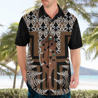New Zealand Hawaiian Shirt Maori Maripi Knife With Poutama Art LT14 - Polynesian Pride