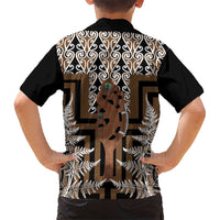 New Zealand Hawaiian Shirt Maori Maripi Knife With Poutama Art LT14 - Polynesian Pride