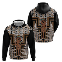 New Zealand Hoodie Maori Maripi Knife With Poutama Art LT14 - Polynesian Pride