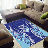 Northland 2026 Rugby Custom Area Rug NZ Maori Silver Fern LT14 - Polynesian Pride