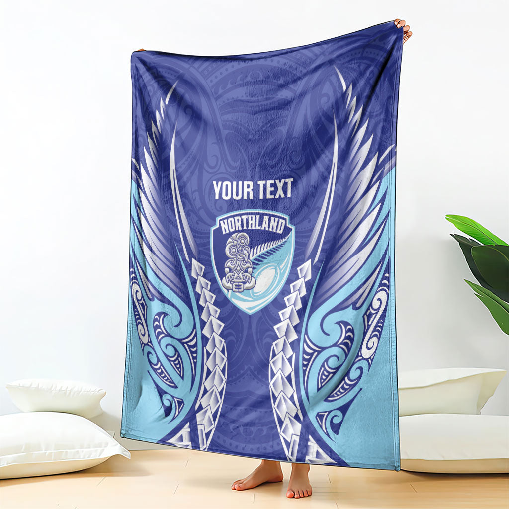 Northland 2026 Rugby Custom Blanket NZ Maori Silver Fern