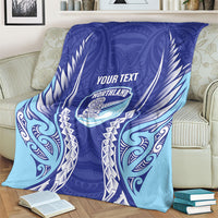 Northland 2026 Rugby Custom Blanket NZ Maori Silver Fern