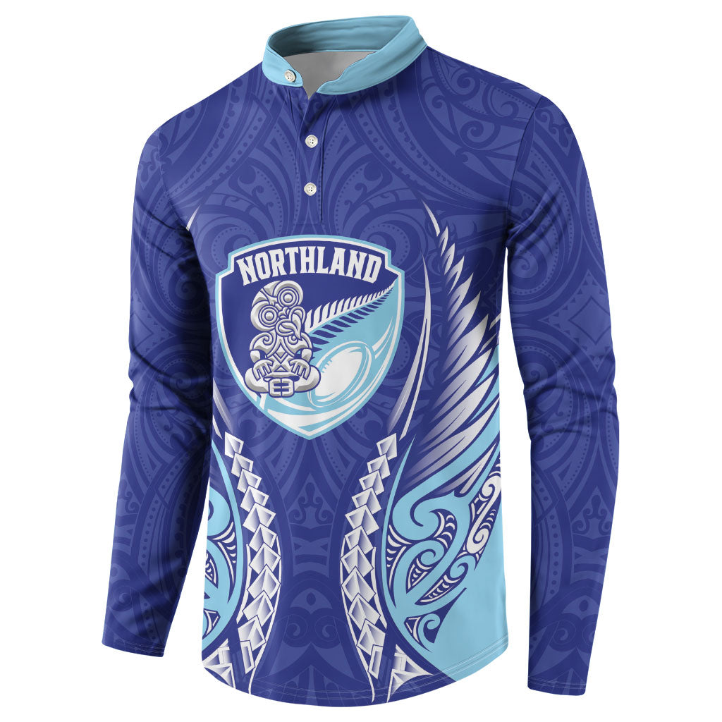 Northland 2026 Rugby Custom Button Sweatshirt NZ Maori Silver Fern