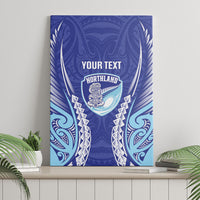 Northland 2026 Rugby Custom Canvas Wall Art NZ Maori Silver Fern