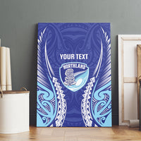 Northland 2026 Rugby Custom Canvas Wall Art NZ Maori Silver Fern