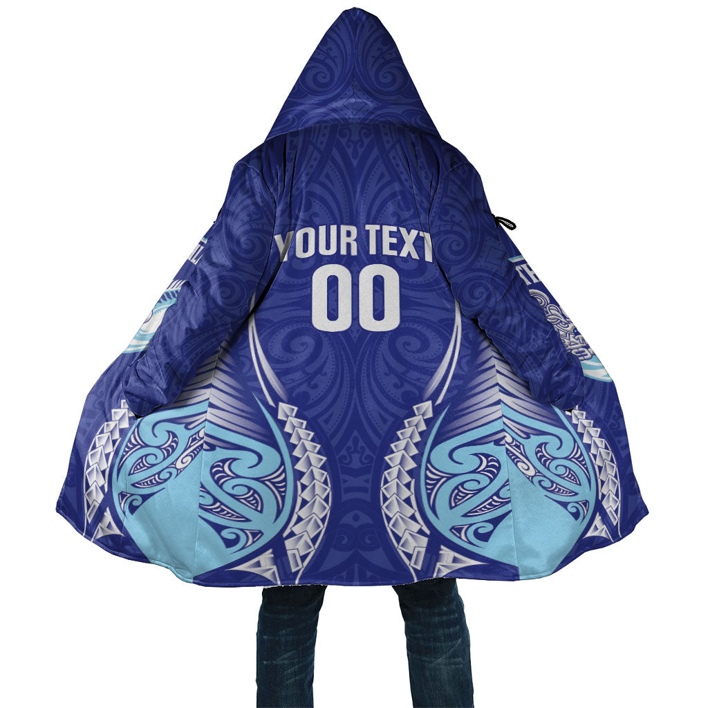 Northland 2026 Rugby Custom Cloak NZ Maori Silver Fern LT14 Unisex Blue - Polynesian Pride