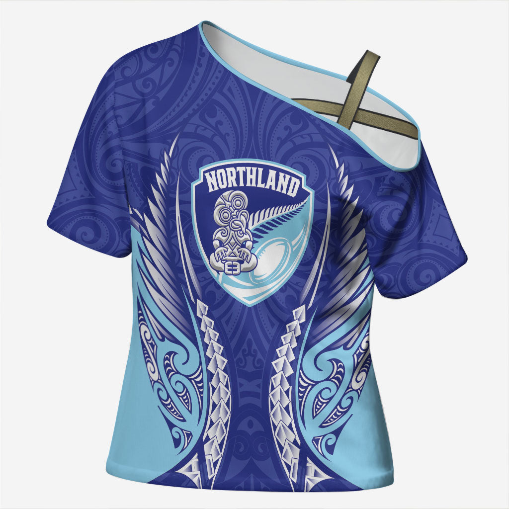 Northland 2026 Rugby Custom Cross Shoulder Shirt NZ Maori Silver Fern