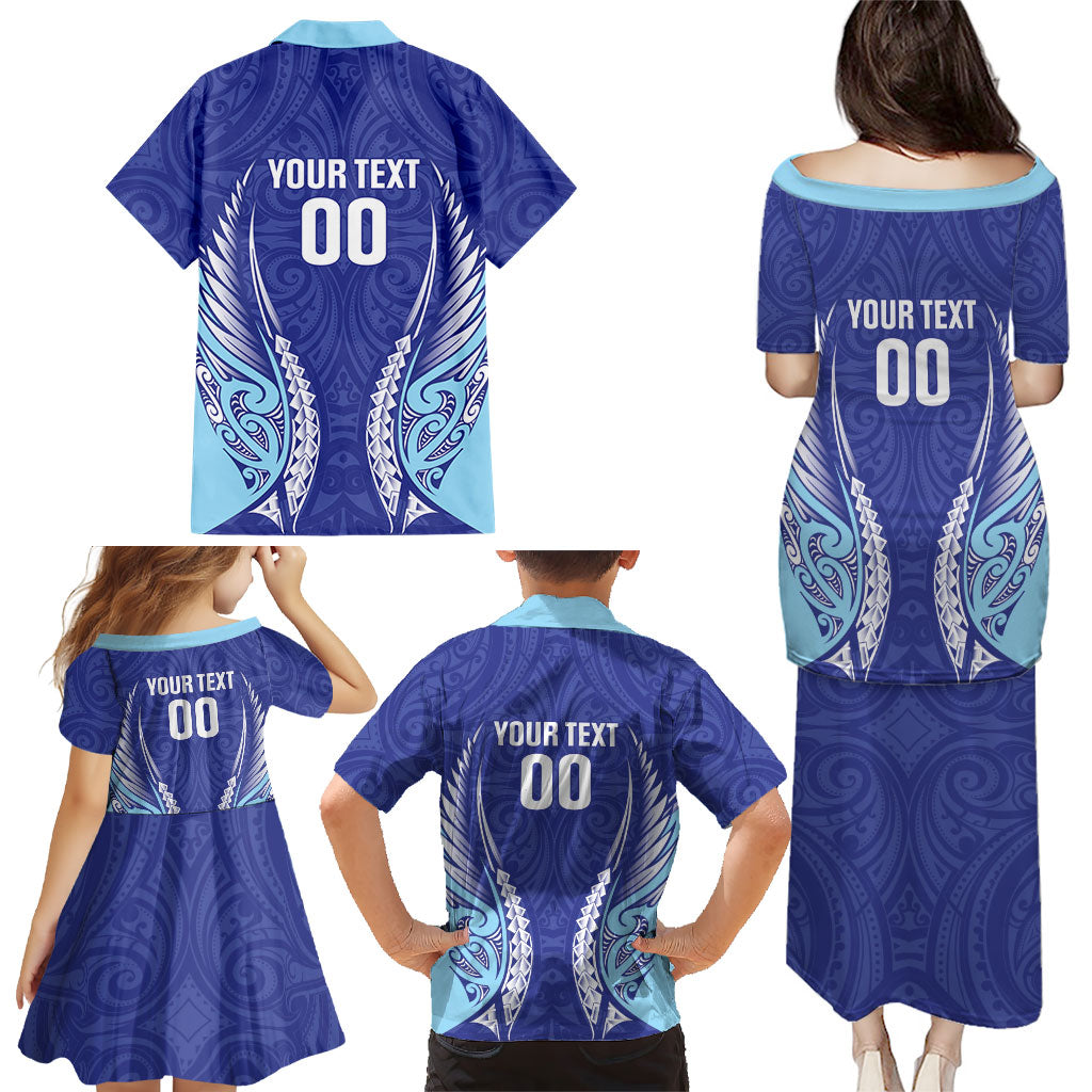 Northland 2026 Rugby Custom Family Matching Puletasi and Hawaiian Shirt NZ Maori Silver Fern LT14 - Polynesian Pride