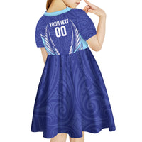 Northland 2026 Rugby Custom Kid Short Sleeve Dress NZ Maori Silver Fern