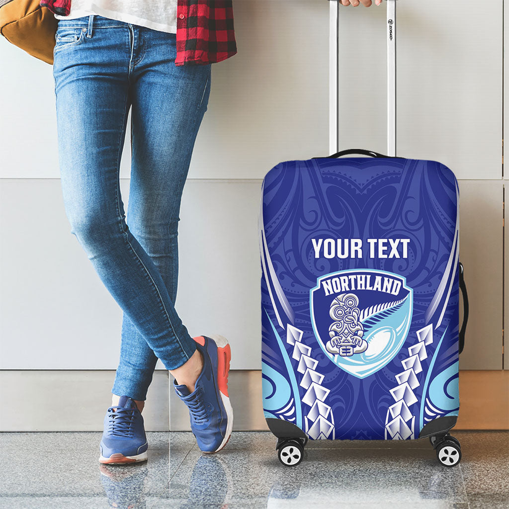Northland 2026 Rugby Custom Luggage Cover NZ Maori Silver Fern LT14 - Polynesian Pride