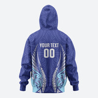 Northland 2026 Rugby Custom Zip Hoodie NZ Maori Silver Fern LT14 - Polynesian Pride