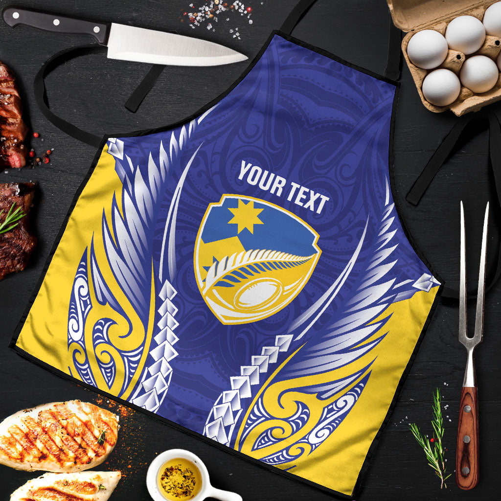 Otago 2026 Rugby Custom Apron NZ Maori Silver Fern
