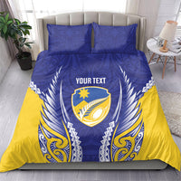 Otago 2026 Rugby Custom Bedding Set NZ Maori Silver Fern LT14 - Polynesian Pride