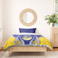 Otago 2026 Rugby Custom Bedding Set NZ Maori Silver Fern LT14 - Polynesian Pride