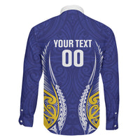 Otago 2026 Rugby Custom Family Matching Tank Maxi Dress and Hawaiian Shirt NZ Maori Silver Fern LT14 - Polynesian Pride