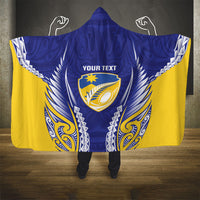 Otago 2026 Rugby Custom Hooded Blanket NZ Maori Silver Fern LT14 - Polynesian Pride