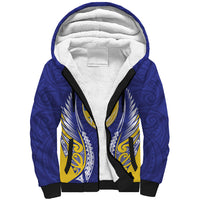 Otago 2026 Rugby Custom Sherpa Hoodie NZ Maori Silver Fern