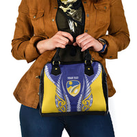 Otago 2026 Rugby Custom Shoulder Handbag NZ Maori Silver Fern LT14 - Polynesian Pride