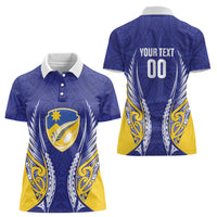 Otago 2026 Rugby Custom Women Polo Shirt NZ Maori Silver Fern