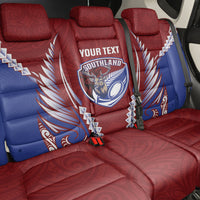 Southland 2026 Rugby Custom Back Car Seat Cover NZ Maori Silver Fern