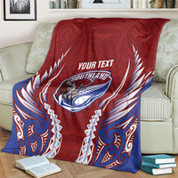 Southland 2026 Rugby Custom Blanket NZ Maori Silver Fern