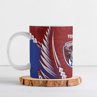 Southland 2026 Rugby Custom Ceramic Mug NZ Maori Silver Fern LT14 Maroon - Polynesian Pride