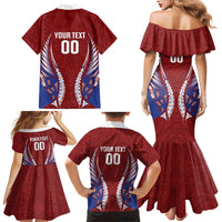 Southland 2026 Rugby Custom Family Matching Mermaid Dress and Hawaiian Shirt NZ Maori Silver Fern LT14 - Polynesian Pride