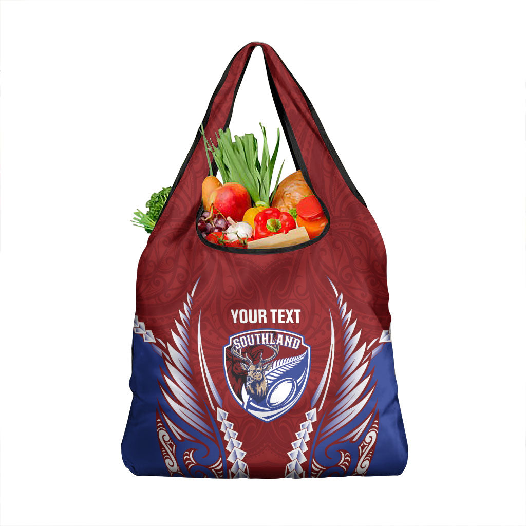 Southland 2026 Rugby Custom Grocery Bag NZ Maori Silver Fern