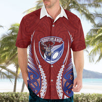 Southland 2026 Rugby Custom Hawaiian Shirt NZ Maori Silver Fern